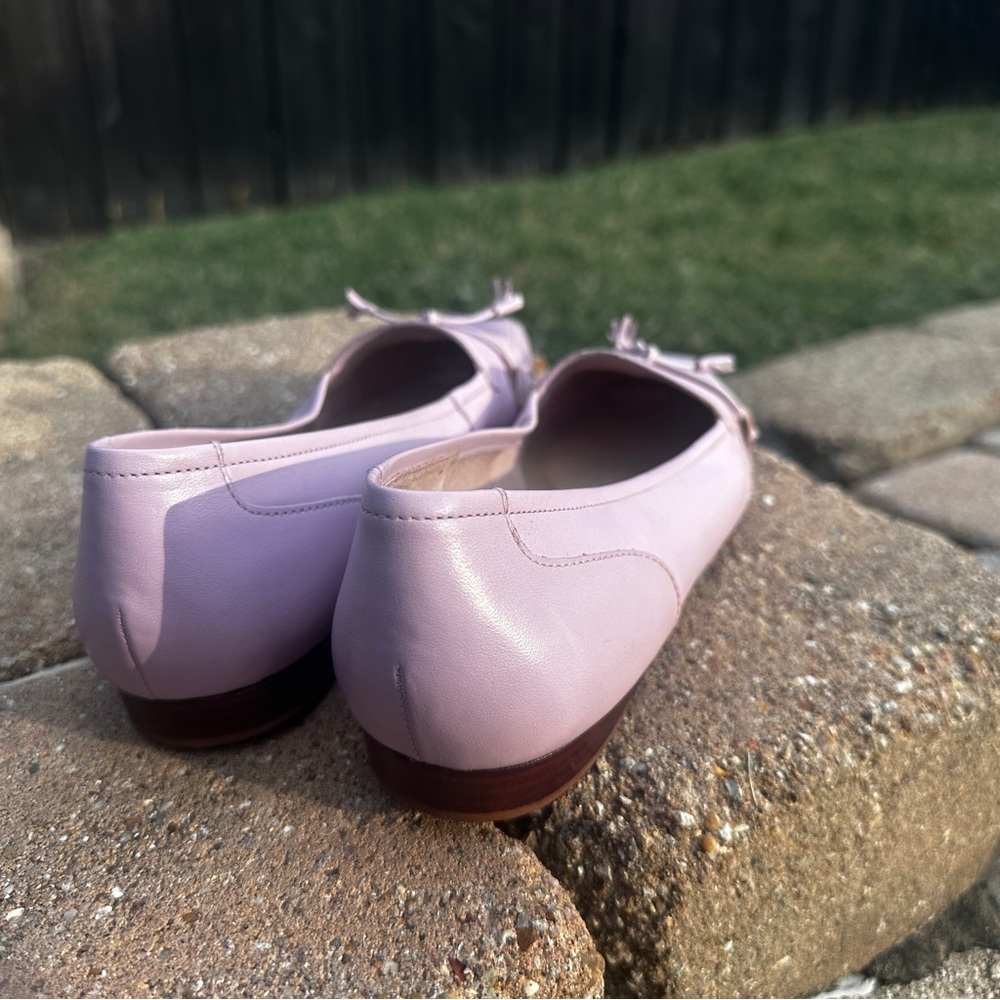 Women's Lilac Slip-On Loafers - Comfortable Casual Flats - Picture 3 of 10